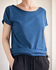 t-shirt damskie Jasny granat Oversize 1