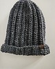 czapki damskie Szara Czapka wełniana 1