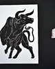 grafiki i ilustracje Linoryt "Taurus" 1