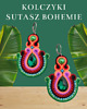 kolczyki soutache Kolczyki sutasz BOHEMIE 1