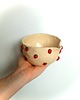 kubki Ceramiczny ręcznie robiony zestaw do matchy w poziomki 1