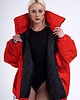 kurtki damskie Kurtka typu bomber oversize red 4