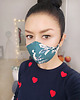 maseczki ochronne Letnia maseczka w kwiaty 2