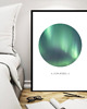 plakaty PLAKAT zorza polarna Aurora Borealis niebo 3