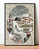 plakaty Plakat kolaż Pejzaż z Zimą Fine Art gicl 5