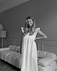 sukienki maxi damskie GERALDINE pajama dress white 1