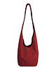 torby XXL Czerwona torba hobo w stylu boho / vegan 6