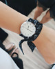 zegarki damskie Zegarek damski wiązany - Black diamond - Tarcza Srebrna 1