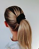 gumki do włosów Gumka jedwabna, scrunchie, frotka black orchid MIDI 3
