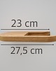 dodatki - łazienka - różne Minimalistyczny dębowy uchwyt  na papier toaletowy z półką 6