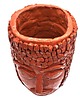 doniczki Ręcznie Robiona Doniczka Ceramiczna w Kształcie Głowy  1