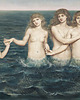 grafiki i ilustracje Duży obraz na płótnie - Morskie dziewice - Evelyn De Morgan. 1