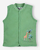 bluzy dla niemowlaka Kamizelka niemowlęca SAFARI ADVENTURE z bawełny organicznej dla chłopca  1