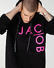 bluzy męskie Bluza  hoodie z różowym nadrukiem 3