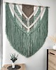 makramy Ogromna Makrama Ścienna SALVIA HEART Precyzyjne Rękodzieło 140x160 cm 8