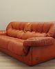 sofy i szezlongi Sofa skórzana ruda, włoski design, lata 70, produkcja: PelleRossi 1