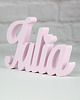 naklejki ścienne do pokoju dziecka Napis literki dowolne stojące imię grube z mdf 2