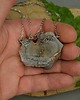 naszyjniki - inne Naszyjnik Talizman róża chalcedonowa 1 wire wrapping chalcedon 7