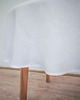 obrusy i serwetki Obrus okrągły medium linen PURE WHITE 3