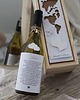 zaproszenia i kartki na ślub Personalizowana skrzynka na wino dla Pary Młodej z imionami i życzeniami 2