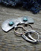 kolczyki z żywicy Kolczyki srebrne Mandala Earrings 2