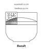 świeczniki i świece Basalt - pojemnik z porcelany Parian 6