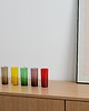 szklanki i kieliszki Zestaw kolorowych szklanek, włoski design, lata 60, produkcja: Włochy 5