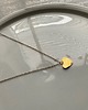 złote naszyjniki Łańcuszek z serduszkiem złoty 2