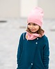 czapki dziecięce Czapka z kominem wiosenna - peonia 2