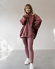 bluza bez kaptura damska Bluza Biggie Rose Brown 2