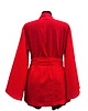 bluzki kimonowe damskie Kimono SUNSET RED len + wiskoza 3