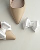 klipsy do butów Klipsy do butów Coquet - Kokardy 3D / White 2