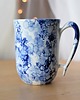 kubki Kubek  Biały & Kobalt Marmur Ceramiczny 300ml 1