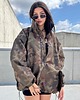 kurtki damskie Camo looseZip oversize jacket 3