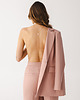 marynarki damskie Różowa marynarka oversize 4