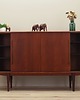 komody Highboard tekowy, duński design, lata 60, produkcja: Dania 1