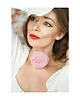 chokery Różowy choker z tiulu 9