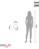 lampy do pokoju dziecka Kinkiet dziecięcy w kolorze różowym IZMIR KIDS z tkaninowym abażurem 1