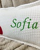 poduszki do pokoju dziecka Personalizowany prezent dla dziecka - imienna poduszka z żabką 3