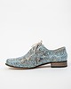 półbuty damskie Skórzane półbuty jazzówki Zapato model 246 błękit etniczny 3