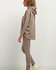 legginsy Spodnie dresowe legginsy T382, cappuccino 2