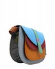 torby na ramię Torebka damska na ramię skórzana pojemna kolorowa ze skrawków eko OLIVKA 1