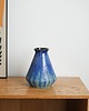 wazony Wazon ceramiczny niebieski, duński design, lata 60, produkcja: Dania 8