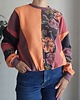 bluza bez kaptura damska Bluza patchwork - Copper Bloom - One of a kind - oversize 6