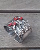 bransoletki wire wrapping Małe maki - bransoletka regulowana 1
