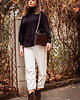 torby na ramię Kuferek Trunkette Croco Dark Cherry 4
