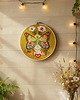 Ozdoby na ścianę Madame Butterfly curry, haft w tamborku 20 cm 2