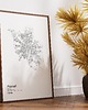 plakaty Plakat Mapa minimalistyczna - Poznań 2
