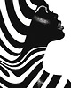 plakaty Plakat - Zebra woman 2