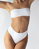 stroje kąpielowe i kostiumy kąpielowe damskie TROPIKO SWIMWEAR - CAPRI BANDEAU TOP biały 3